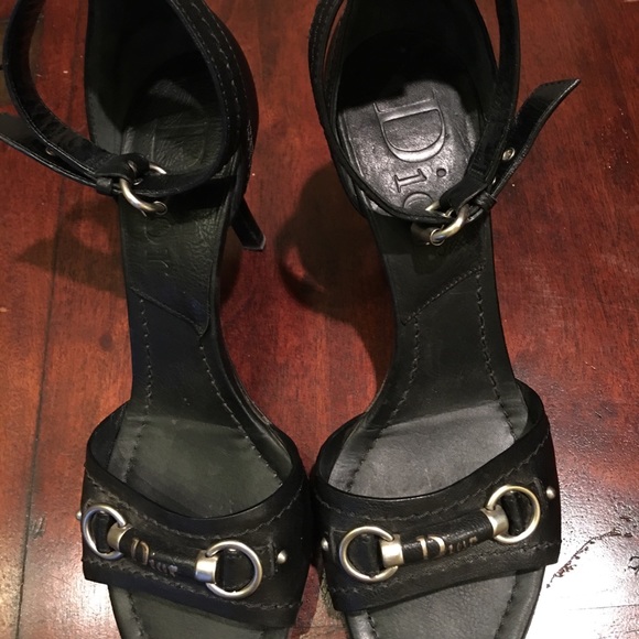 Dior Shoes - Dior Ladies Black Ankle Strap Shoe